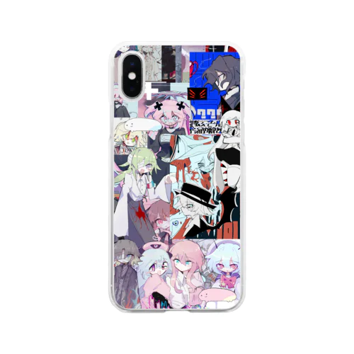 画質 Soft Clear Smartphone Case