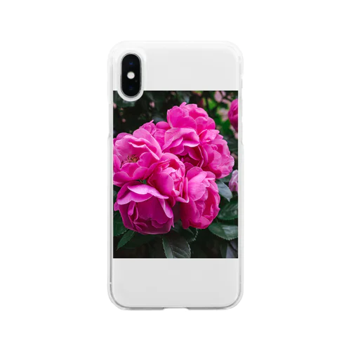 薔薇卍2 Soft Clear Smartphone Case