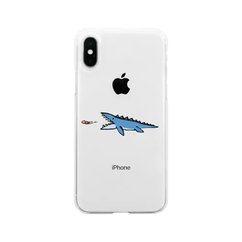 モササウルス Soft Clear Smartphone Case