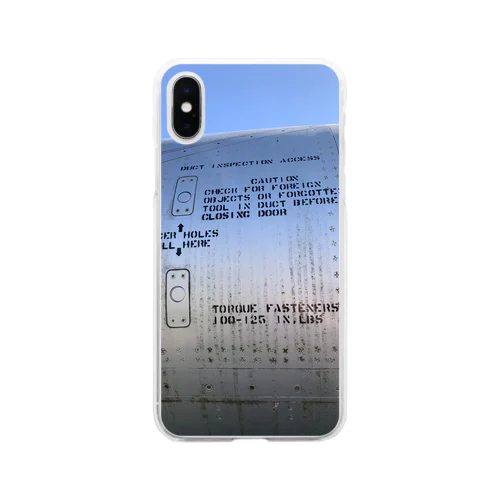 fighter duct Soft Clear Smartphone Case