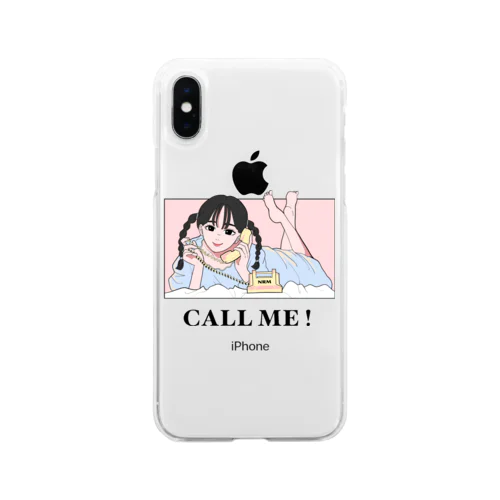 CALL ME! Soft Clear Smartphone Case