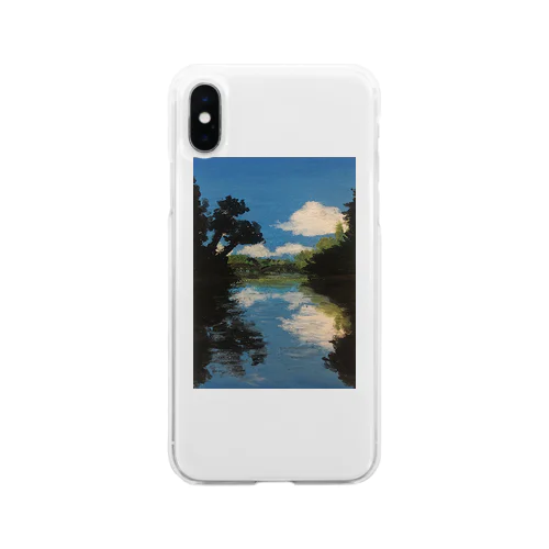 とある公園 Soft Clear Smartphone Case