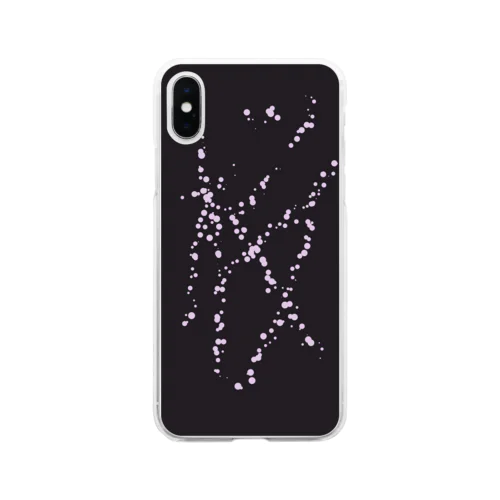 桜 Soft Clear Smartphone Case