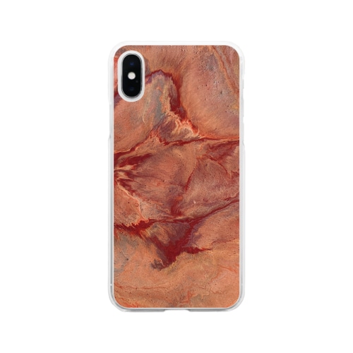 肉 Soft Clear Smartphone Case