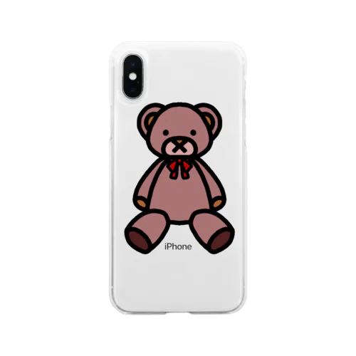 テディベア Soft Clear Smartphone Case