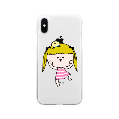 ウキウキみーちゃん Soft Clear Smartphone Case