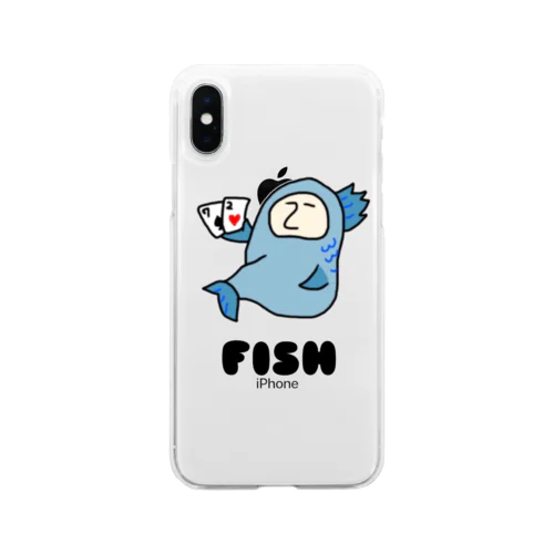 フィッシュ君 Soft Clear Smartphone Case