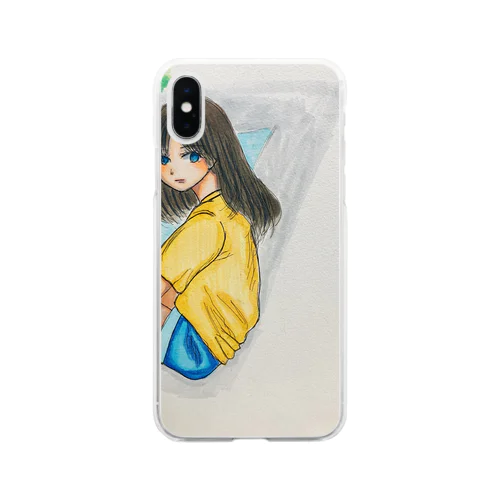 たそがれ乙女 Soft Clear Smartphone Case