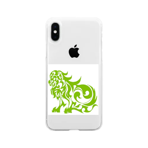 【公式】東京陰陽塾・陰陽師が使役する式神『獅子』モチーフのグッズ Soft Clear Smartphone Case