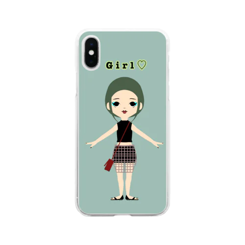 DollなGirl Soft Clear Smartphone Case