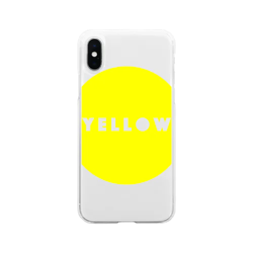 CIRCLE YELLOW. ソフトクリアスマホケース