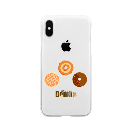 Donuts! Soft Clear Smartphone Case