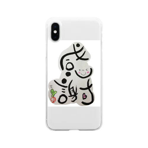 筆文字 ソフトクリアケース Soft Clear Smartphone Case