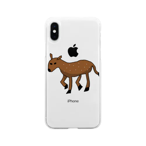 arias deer Soft Clear Smartphone Case