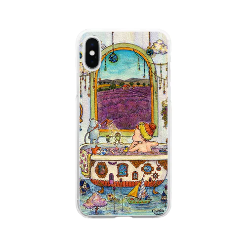 Bathroom in Provence Soft Clear Smartphone Case