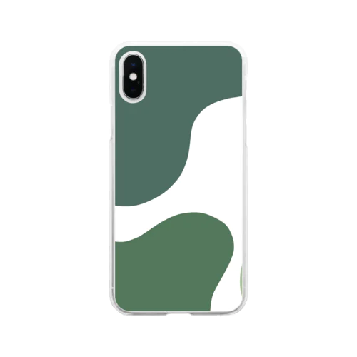 3 colours - 樹 - Soft Clear Smartphone Case