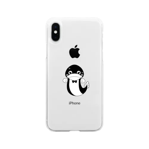うなぎのうな坊(怒り顔バージョン) Soft Clear Smartphone Case