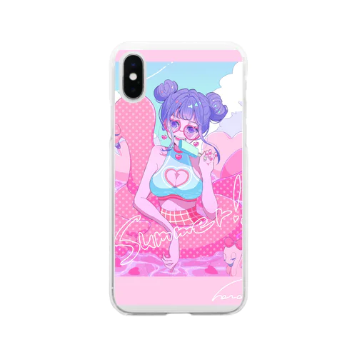 summer! Soft Clear Smartphone Case