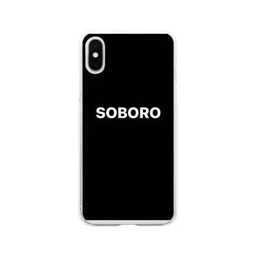 SOBORO ソフトクリアスマホケース