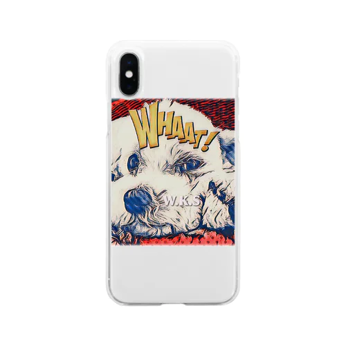 WHAAT！DOG Soft Clear Smartphone Case