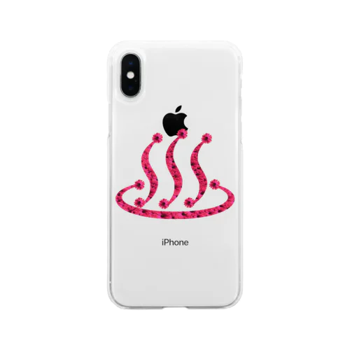 温泉♨︎大好き Soft Clear Smartphone Case