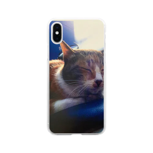 うとうと猫 Soft Clear Smartphone Case