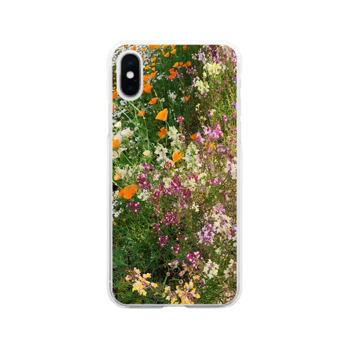 Wild Flowers Soft Clear Smartphone Case