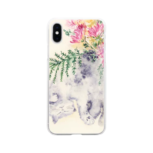 ねむり木とねこ Soft Clear Smartphone Case