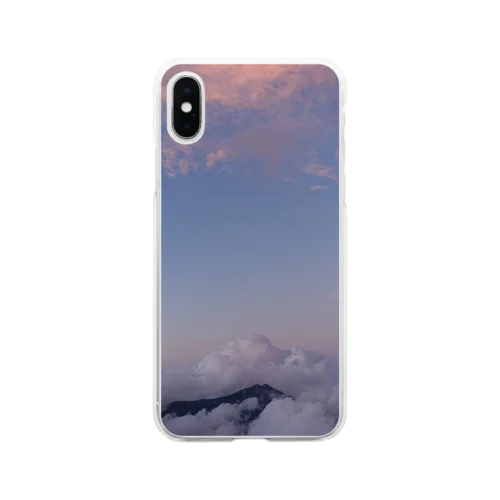 ねむりゆく山_2 Soft Clear Smartphone Case