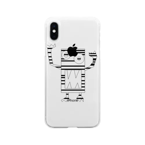 ギャオーくん Soft Clear Smartphone Case