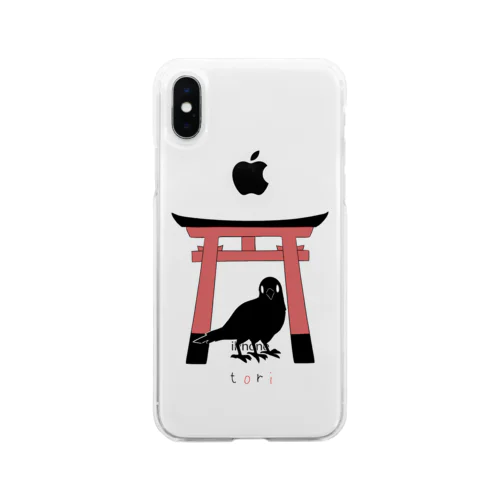 toriー鳥×鳥居ー Soft Clear Smartphone Case