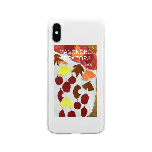 落葉とりんご Soft Clear Smartphone Case