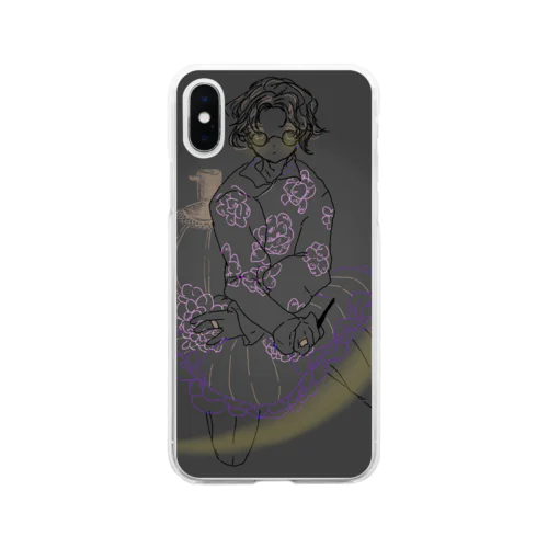 大手くん_rose perfume Soft Clear Smartphone Case