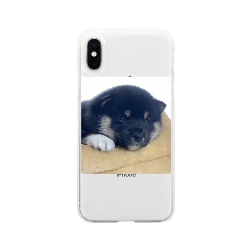 こまめくん Soft Clear Smartphone Case