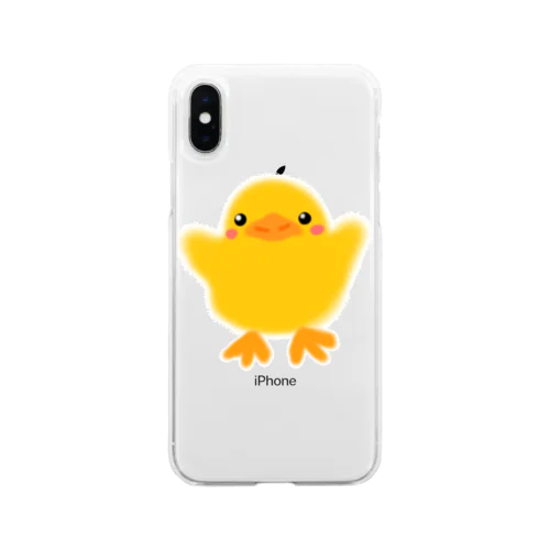 ほわピヨちゃん① Soft Clear Smartphone Case