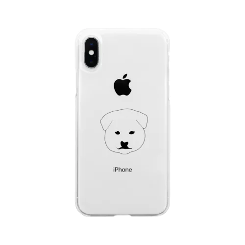 shiba puppy Soft Clear Smartphone Case