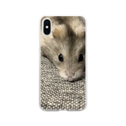 おもちーずしりーずなんばーすりー Soft Clear Smartphone Case