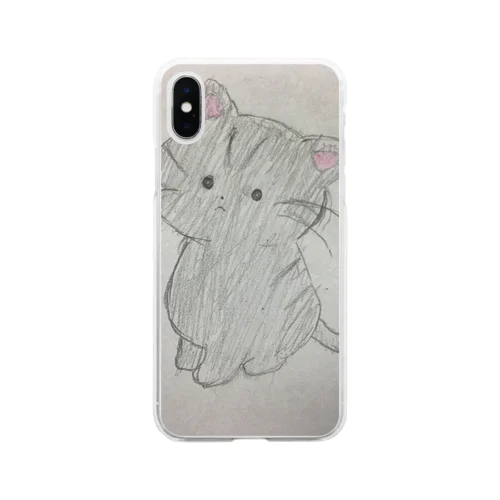 にゃんにゃん Soft Clear Smartphone Case