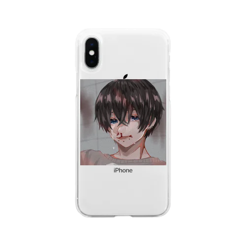 かわいそうな子 Soft Clear Smartphone Case