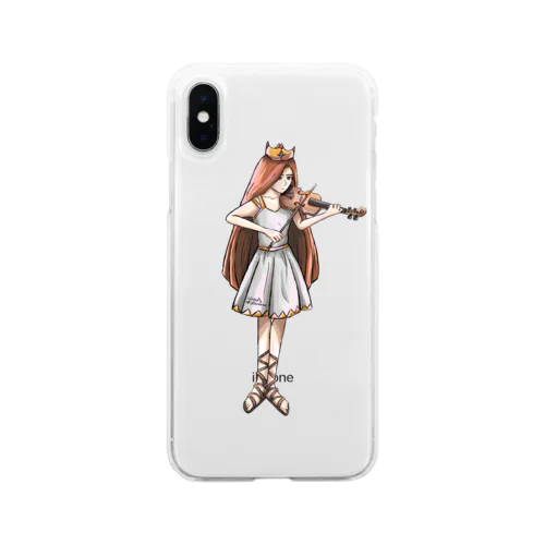 violin queen Soft Clear Smartphone Case