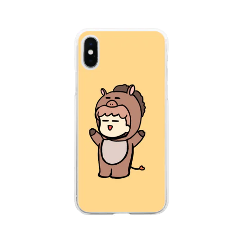 うまのこ Soft Clear Smartphone Case