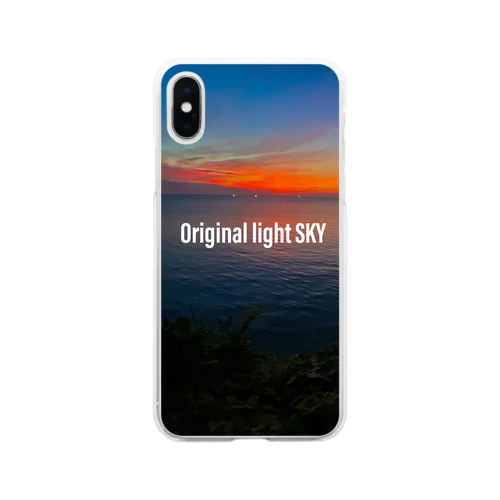 Original light SKY ソフトクリアスマホケース