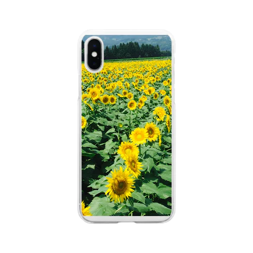 sunflower Soft Clear Smartphone Case