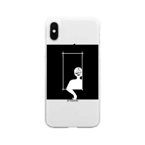 不快な隣人 Soft Clear Smartphone Case