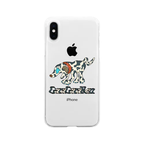 柄柄犬 Soft Clear Smartphone Case