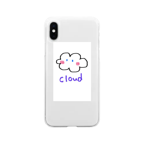 もこもこ雲〜〜cloud〜〜 Soft Clear Smartphone Case