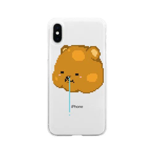 はなみずのくま Soft Clear Smartphone Case