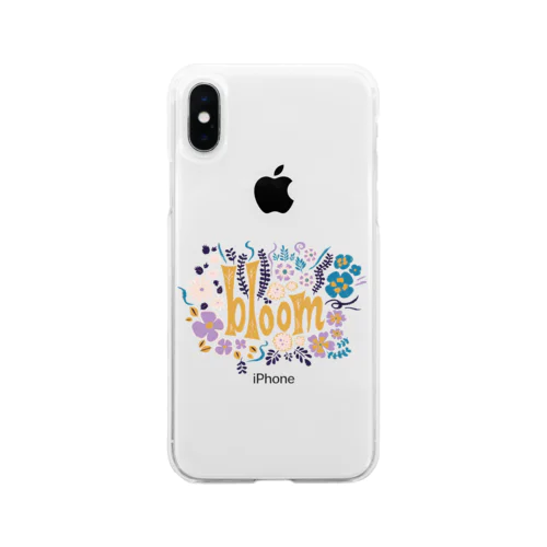 🌸 満開の花束（トロピカル） Soft Clear Smartphone Case