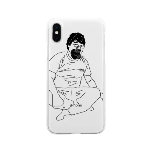 毒電波マモル君 Soft Clear Smartphone Case