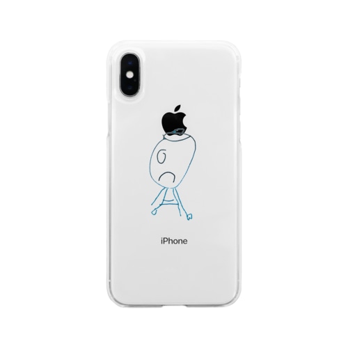 おばけ1 Soft Clear Smartphone Case